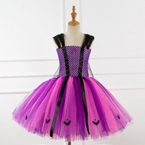 Princess Girls Tutu Dress Tulle Flower Girl Dresses purple Girls Wedding Pageant Ball Gown Children Girl Birthday Party Dress