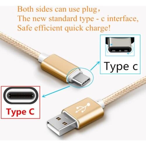 2.1A Braided Aluminum USB-C USB 3.1 Type C Data&Sync faster Charger Cable For Samsung Galaxy A70 A50 A60 A30 A20 A10 M40 M30 M10