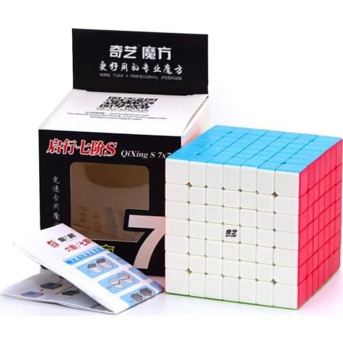 Qiyi 7x7 Magic Cube QiXing S 7x7x7 Puzzles Magic Cube Professional Educational Speed Cube for kids