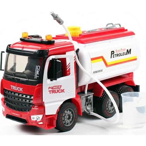 Will spray water tanker large simulation childrens toy car inertia engineering car model boy sprinkler tanker