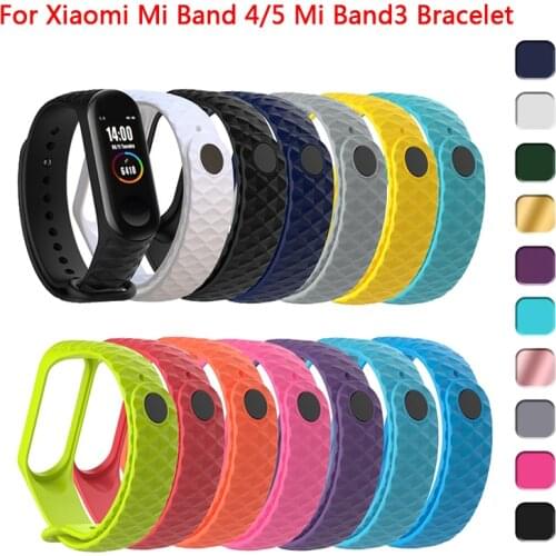 For Xiaomi Mi Band 4/5 Mi Band3 Bracelet for Miband 5 Watchband for mi band 4 Smart Watch Replacement Strap silicone Wristband