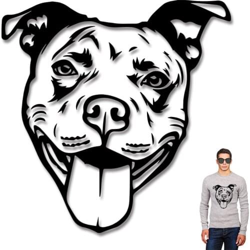 Dog stickers on fabric Iron on patches Garment Accessories DIY Appliques Heat-sensitive patches Thermal Stickers