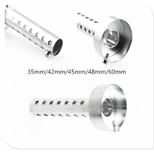35mm/42mm/45mm/48mm/60mm Universal Motorcycle silencer for HONDA cb400 CB599 CB600 HORNET CBF600 SA CBR600F hoRnet 250
