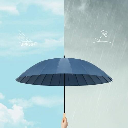 Long Handle Umbrella Uv Protection Large Business Windproof Women Adult Fashion Umbrella Paraguas Mujer Rain Gear BD50UU