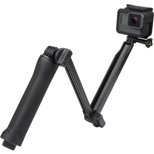 3 Way Grip Waterproof Selfie Stick Monopod for GoPro Hero 8 7 6 5 SJCAM Xiaomi Yi 4K Sport Camera for GoPro Accessory Monopod