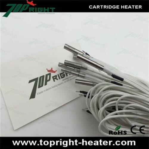 4x17mm 24v35w high quality UM2 cartridge heater WITH WIRE LENGTH 1250MM