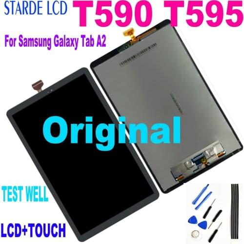 10.5’’ For Samsung Galaxy Tab A2 T590 T595 SM-T595 SM-T590 LCD Display Panel Screen Monitor Touch Screen Assembly Replacement