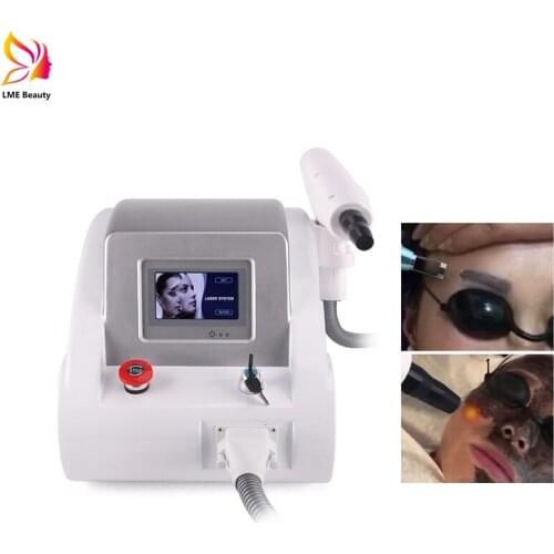 1064 532 1320nm ND YAG Laser Tattoo Removal Eyebrow Pigment Eyebrow Line Machine With Red Pointer tattoo remover laser machine