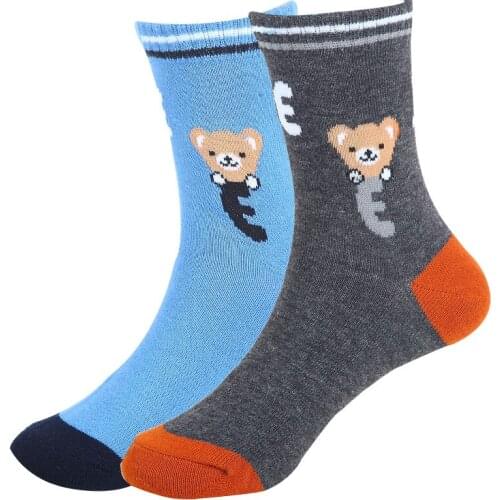 2017 Spring &autumn 5 pairs / lot children socks cartoon pictures 5 colors cotton kids boys socks 1-12 year baby socks