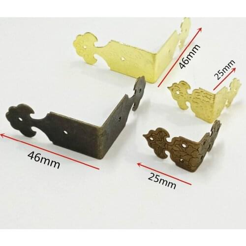 4pcs/set Decorative Jewelry Chest Wine Gift Box Wood Table Desk Corner Edge Protector