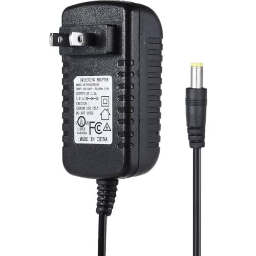 9V 2A Power Supply Adapter Converter for Guitar Bass Effect 100~240V Input US Plug
