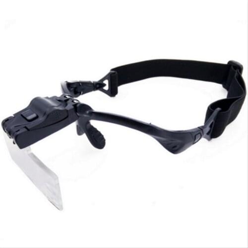 Black Led Lamp With Magnifier for Makeup/Tattoo/Grafting Eyelash Grafted Embroidery Magnifier