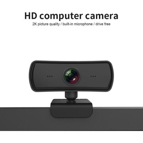 Digital 1440P HD Webcam USB Web Camera Cam Plug & Play Video Recording
