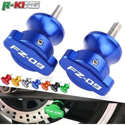 For YAMAHA FZ-09 FZ09 FZ 09 MT-09 MT09 Motorcycle CNC Frame Stands 6MM Screws sliders Swingarm Spools Slider Accessories