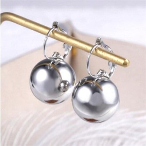 I & FDLK Exquisite Huge Bead Shaped Temperament Female Engagement Wedding Party Earrings Jewelry Vintage Drop Pearl Earrings