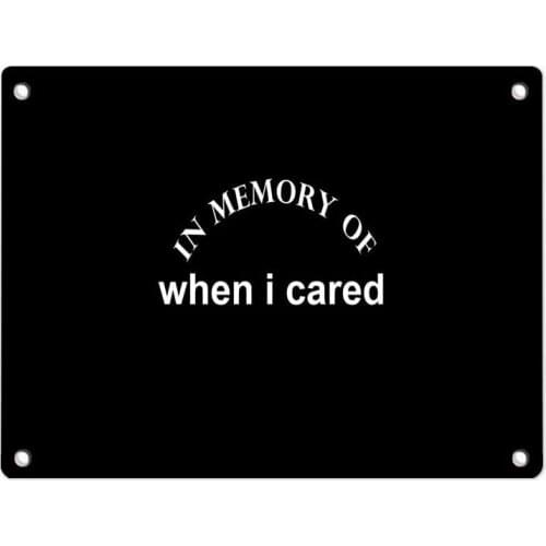 Interesting memory when I worry about aluminum indoor courtyard outdoor art letters poster logo metal can wall house logo