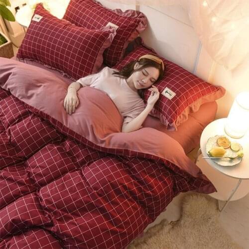 Parrure Lit Cobertor Beddengoed Jogo Bedding Colcha Y Conjuntos Cotton Ropa Linen Bed Roupa De Cama Sheet And Quilt Cover Set