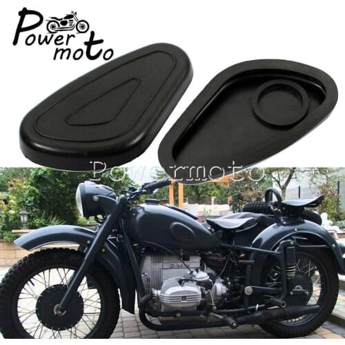 1 Pair Custom Vintage Tank Traction Pad Side Knee Pad Side Gas Tank Protector for BMW K750 KS750 R12 R75 R71 BW40 Dnepr Ural