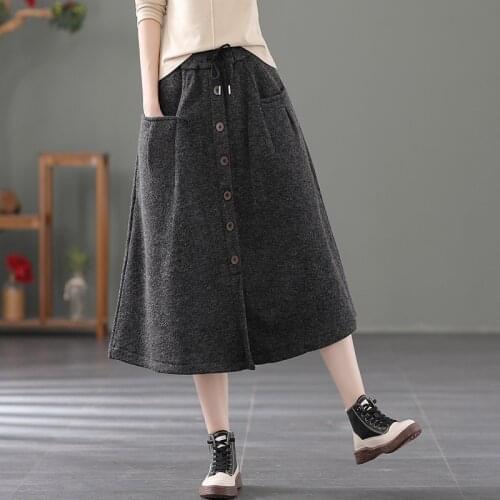 Женские трикотажные юбки NINI WONDERLAND China At AliExpress