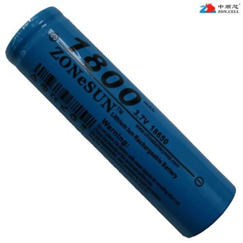 In the 1800mAh 20C 3.7V core power lithium battery 18650 cylinder model toy electric tools Rechargeable Li-ion Cell