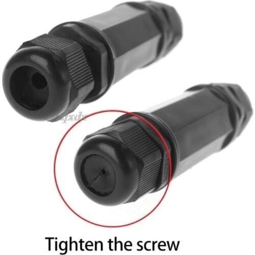 RJ45 Waterproof Connector IP67 Ethernet Network Cable Connector Double Head Outdoor LAN Coupler Adapter Female Cat5 6 7 8P8C