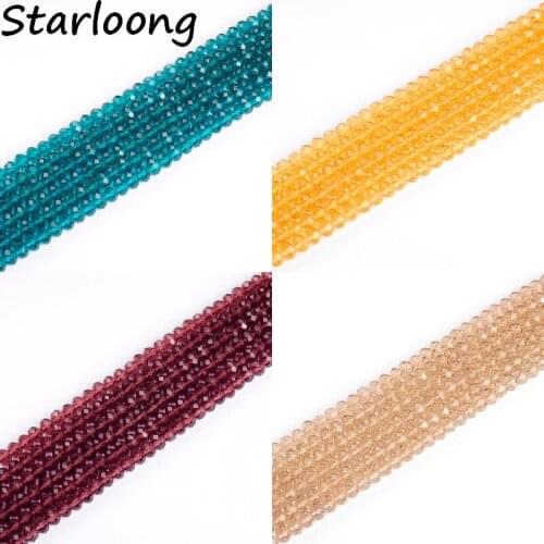 60pcs/lot 14mm Top quality Round Ball Rondelles Crystal Glass Beads Loose Spacer Bead for DIY Jewelry Making