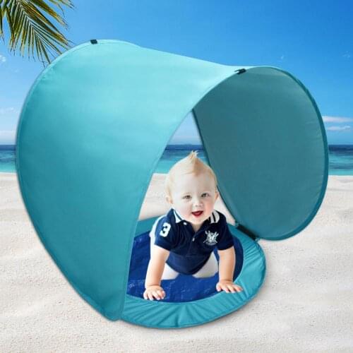 Baby Beach Tent Pop Up Portable Detachable UV Protection Shelter Indoor Outdoor Camping Sunshade Beach Tent For Children Kids