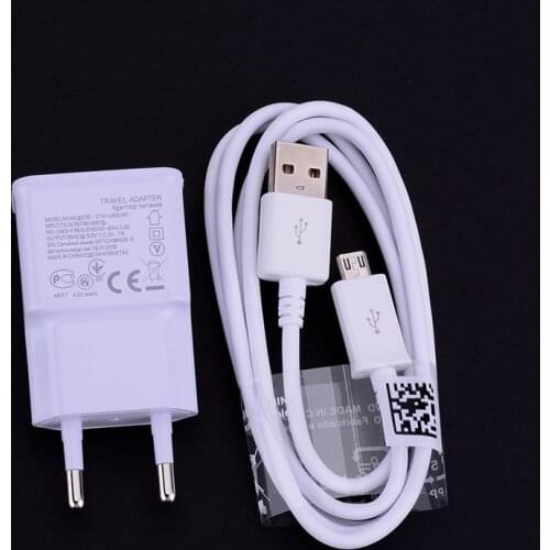 For Samsung Galaxy J1 J3 J5 J7 A3 A5 A7 2015 2016 2017 S5 S6 S7 Edge S8 Plus Phone Charger Adapter 5V 2A Fast charger cable