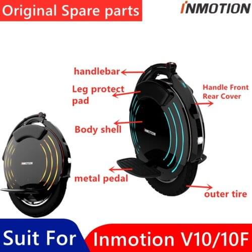 Original INMOTION V10 V10F Self Banlance Scooter Inner Outer Tire Handle Bar Body Shell Pedal Protect Cover Charger Accessories