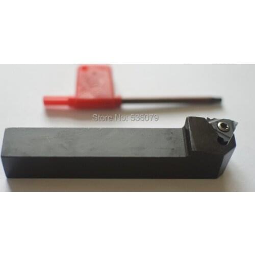 SER2020K16 thread turning tool fitted with 16 ER 2.0 ISO LDA insert to cut stainless steel and steel,CNC Turning Tool