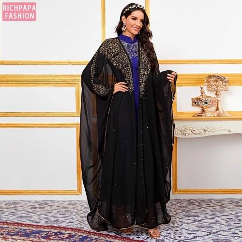 Kimono Long Muslim Fashion Cardigan Islam Turkey Musulman De Mode Coat Bolero Shrug Djelaba Femme Women Shrugs Niqab Dubai Abaya