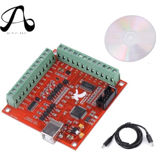 Breakout board CNC USB MACH3 100Khz 4 axis interface driver motion controller driver board