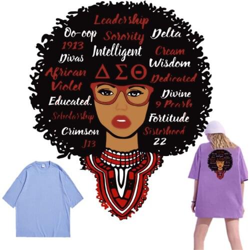 Beauty Patches for clothing Applique on Clothes Iron-on Transfers Heat Transfer printing Stickers Printed Decoration