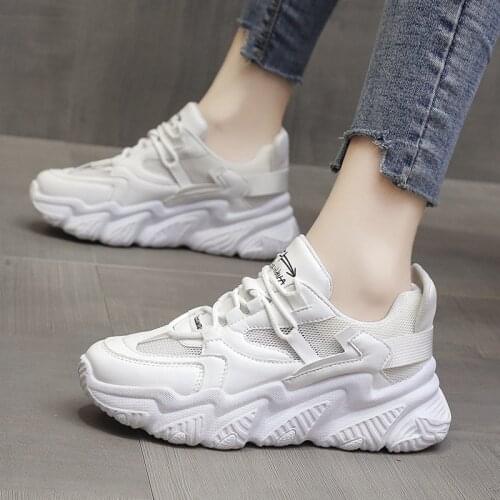 Platform Shoes White Sneakers Women Sports Casual Shoes Comfort Female Footwear Vulcanize Shoes Woman Sneaker Zapatos Para Mujer