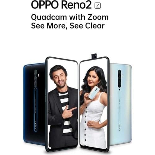 DHL Fast Delivery Oppo Reno 2 Z Cell Phone Helio P90 6.5" 2340X1080 8GB RAM128GB ROM 48.0MP 5 Cameras VOOC 3.0 Fingerprint
