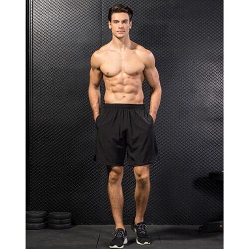 Mens Sports Shorts Outdoor Fitness Running Basketball Training Pants Leisure Breathable Quick-Drying Workout Leggings Clothes