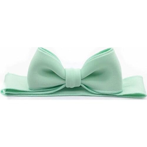2021 NEW SPRING SUMMER STYLE fashion scuba fabric stand bow elastic band adjusted band fashion hairband