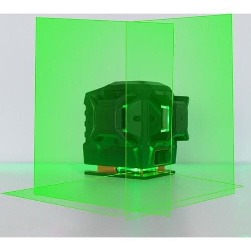 NEW leter 360° 3D 12 Line Green Laser Level Horizontal Vertical Measure