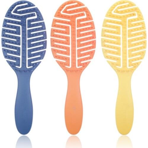 Hollow Professional Hair Brush Women Straight Curly Hair Massage Comb Brush For Hair Hairdresser Hairdressing Tools