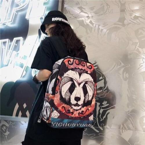 New womens backpack nylon color printing backpack female fashion backpack designer bag teen girl travel Mochilas