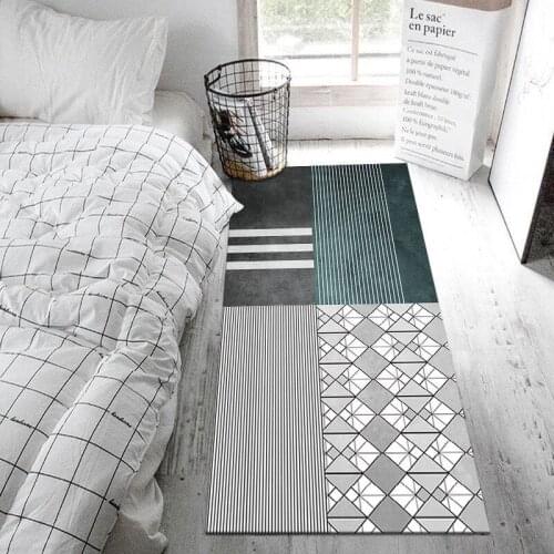 Modern Kichen Mats Strip Home Carpets for Bedroom Area Rugs Decor Outdoor Entrance Doormat Floor Decoration Non-slip Bath Mat