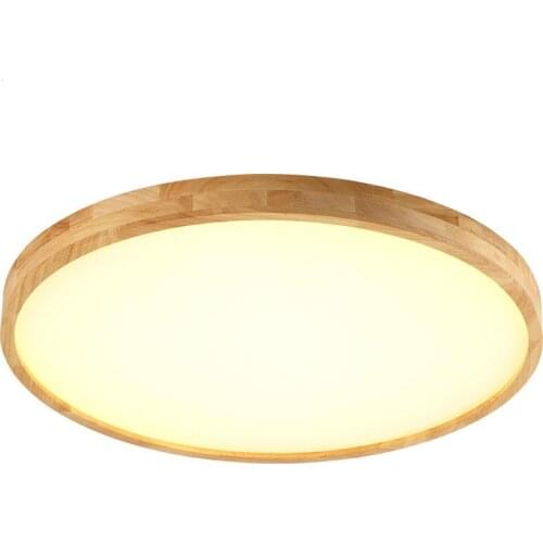 Ultra-thin LED Wooden Ceiling Lights for the living room chandeliers Ceiling fixture for the modern ceiling lamp high 6cm