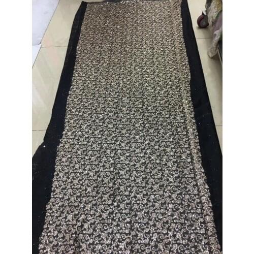 Stock 5yards HQ251# Dense flower flash powder lace fabric for bridal wedding dress/sawing Free shipping