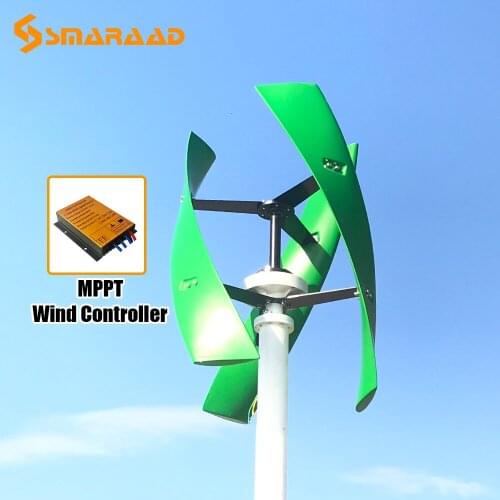 New Arrival Wind Turbine 400w 12V 24V 48V Maglev Coreless Wind Power Generator Boats Use Free Energy With MPPT Controller