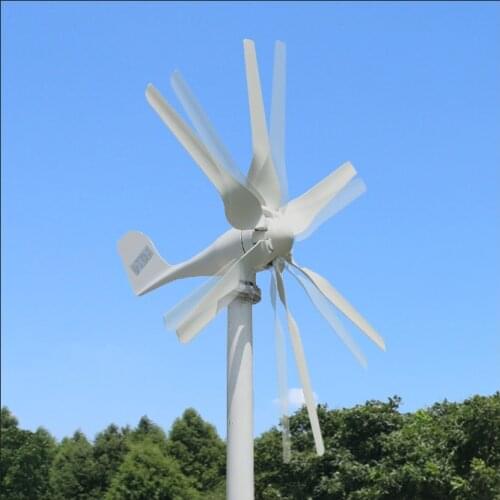 800W 48V Wind turbine with 6 blades and free 48V MPPT controller small wind turbine for home use