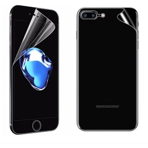 0.1MM 3D Full Cover Soft Clear Front Back Film for iPhone X XR XS 11 Pro MAX 7 8 Plus SE 2020 Screen Protector (Not Glass)