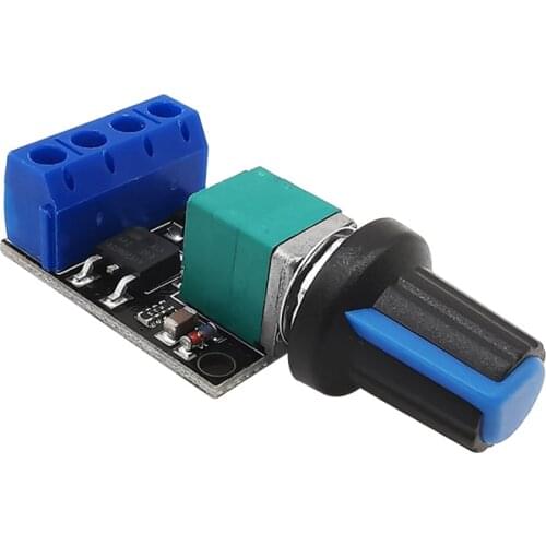 1Pcs PWM DC Motor Speed Controller 10A 5V-16V Voltage Regulator Board LED Dimming Switch Module Controller