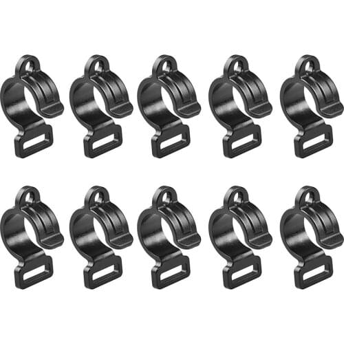 10pcs Tent Hooks Replacement Multi-function Camping Caravan Awning Pole Plastic C Shaped Pole Clip Tent Accessories