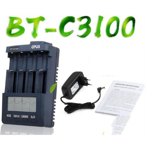 100% original New OPUS BT-C3100 v2.2 Smart Charger NiMH or NiCd Smart Charger