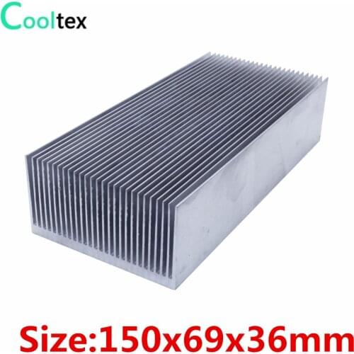 4pcs/lot) High power 150x69x36mm radiator Aluminum heatsink Extruded heat sink for 20-100W LED heat dissipation